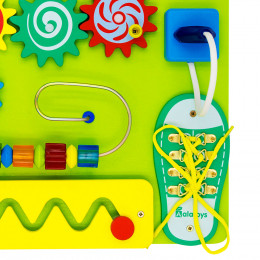 Бизиборд Activity Busyboard, зеленый фон